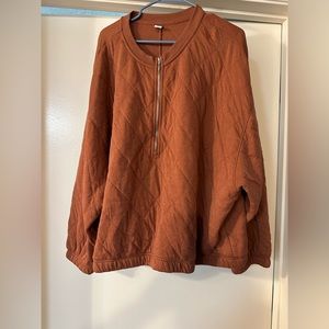 Orange pullover sweater from old navy size 4x EUC